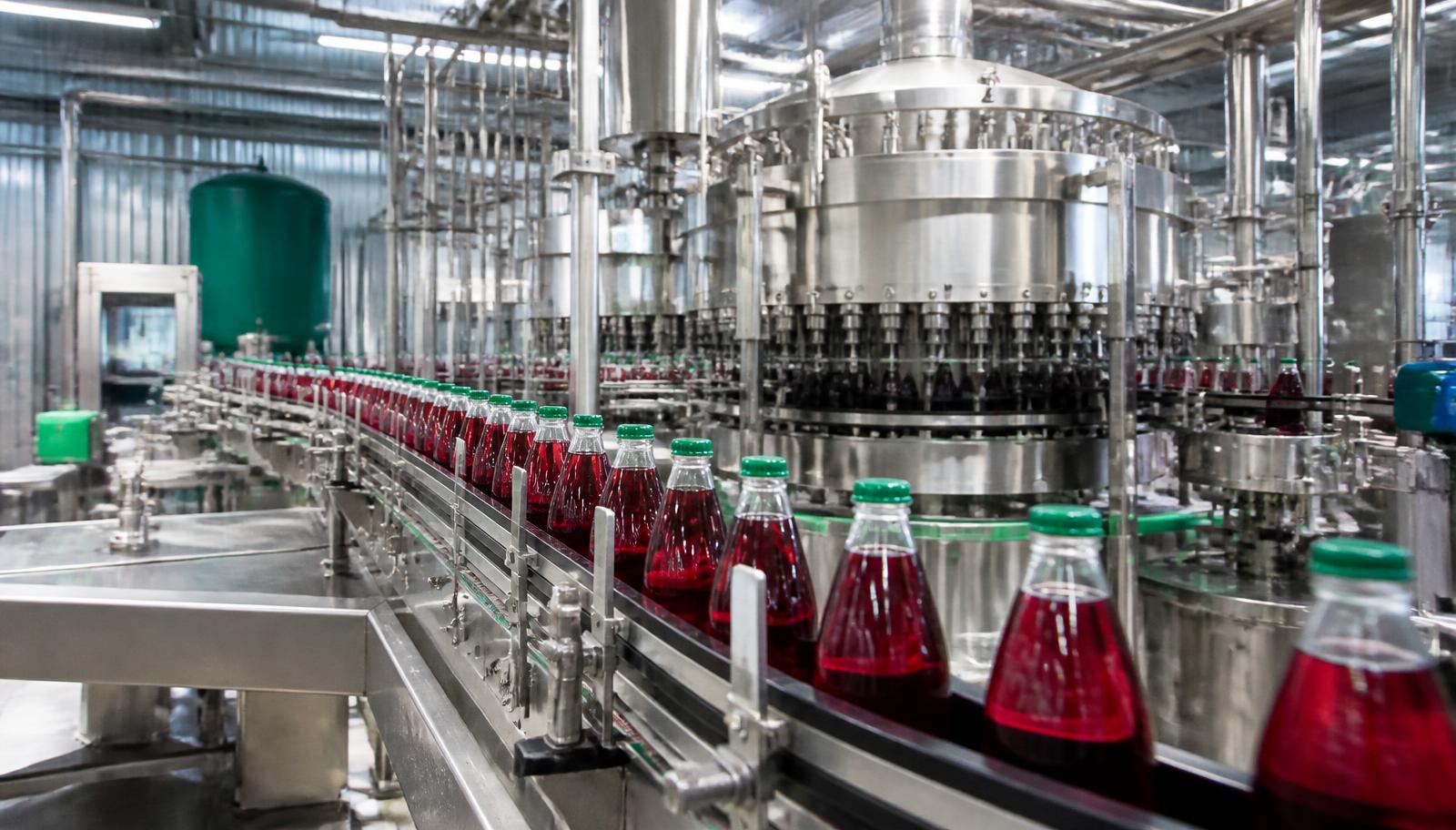 Industrial environment representing food & beverages