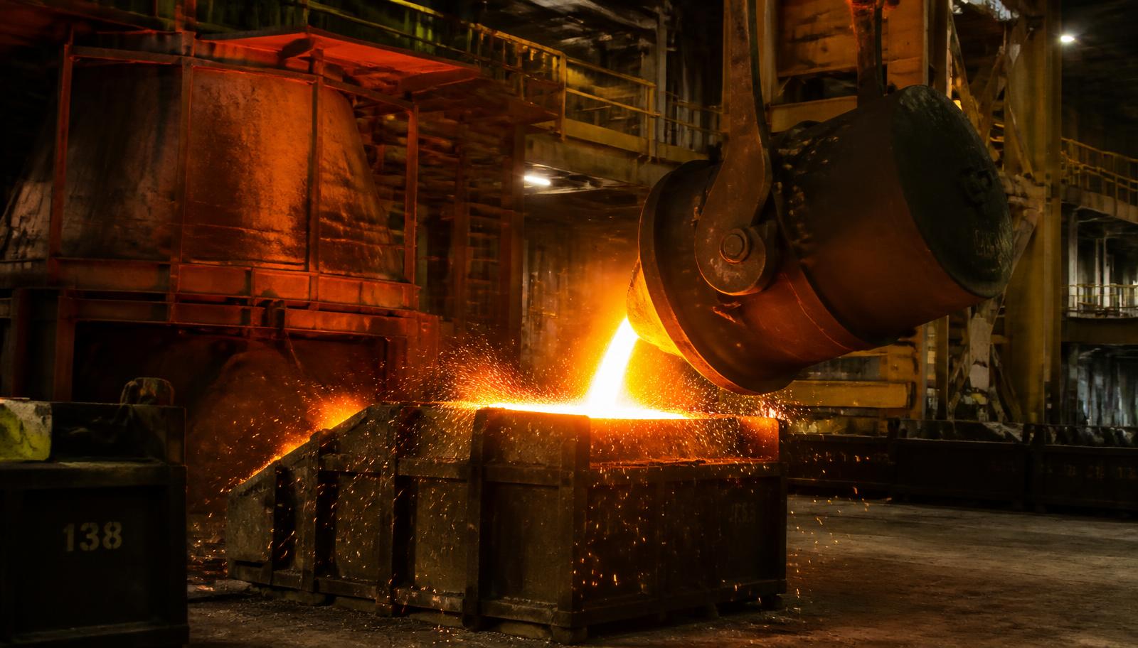 Industrial environment representing steel plants & foundries
